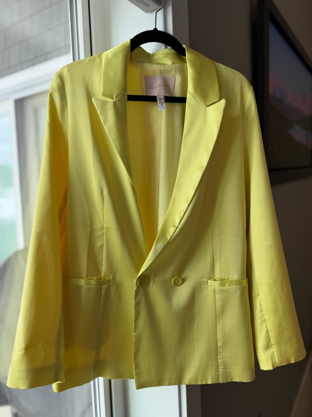 Hutch Lemon Yellow Blazer